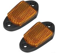 Reflectores laterales amarillos para Max G2 tamaño 9 Scooter alta visibilidad seguridad noche conducción accesorios plástico fácil de instalar par de luces reflectantes para mejorar la protección del
