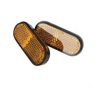 Reflectores ovalados reflectantes de plástico destinados a la colocación de la rueda delantera en Xiaomi para Elite y para 4Lite (2da generación) scooters eléctricos (amarillo)