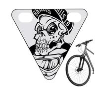 Reflectores para Bicicleta - Señal De Seguridad para Ciclismo,Triángulo Decorativo para Visibilidad en Ciclismo de Montaña Urbano y Nocturno