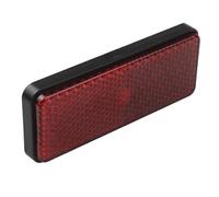 Reflectores Traseros para Motocicleta: Reflector de Advertencia de Montaje con Tornillo de ABS, Placa de matrícula Reflectante Rectangular, luz de Seguridad Que no se decolora con celosí