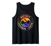 Reflejar Empoderar Unite Diversidad Unidad Igualdad Camiseta sin Mangas