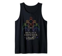 Reflejar Empoderar Unite Unidad Diversidad Empoderamiento Camiseta sin Mangas