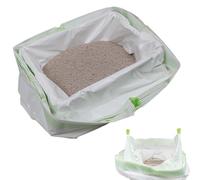 Reflejo para arenero de gatos - Bolsas resistentes a la impermeable, cordón grave | Revestimientos sartenes impermeables, forros tamizados con orificio filtro fácil limpieza de la caca la i passi de