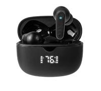 Reflex Active Black Pro Earbuds TWS 2.0 - Auriculares inalámbricos, Bluetooth 6.0, ANC, ENC, funda de carga USB-C, color negro