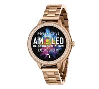 Reflex Active Reloj inteligente Amoled Series 41 para mujer con modos deportivos, frecuencia cardíaca, hacer y contestar llamadas, reproductor de música, GPS, contador de pasos, seguimiento de ciclo y
