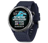 Reflex Active Sea Venture - Reloj Inteligente AMOLED GPS con Correa Azul, 50 m