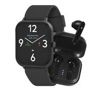 Reflex Active Series 17 Black Strap Smart Watch and True Wireless Sound Earbud S