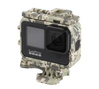 REFLEX CAMERA Funda protectora de camuflaje para Go Pro Hero 13/12/11/10/9 - Cubierta a prueba de golpes con soportes dobles de zapata fría, ajuste duradero para accesorios, filmación al aire libre y