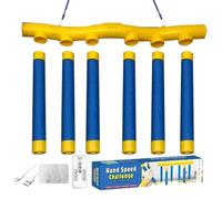 Reflex Challenge Game, Reaction Booster Speed Trainer Skill Builder Family Fun Bright Lights Group Play, Catching Sticks, Hand Eye Toy for Kids 15.74x2.08x3.74 Inches