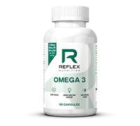 Reflex Nutrition Omega 3 grasas saludables de pescado en forma de cápsulas de gelatina, 90 cápsulas