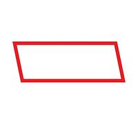 Reflexallen Lampa RA7105 - Señal Adhesiva, 1 Unidad, 120 x 307 mm