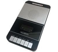 Reflexion CCR8018 - Grabador de casete retro con grabación USB MP3, portátil, con micrófono, altavoz, entrada auxiliar, salida de auriculares, funcionamiento con red y batería, grabación de un toque y