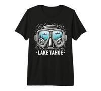 Reflexión de Buceo del Explorador Submarino del Lago Tahoe Camiseta Premium