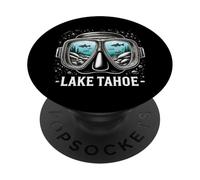Reflexión de Buceo del Explorador Submarino del Lago Tahoe PopSockets PopGrip Adhesivo
