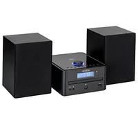 Reflexion HIF79FM - Equipo estéreo Hi-Fi, 2 x 16 W de Potencia máxima de música, CD/MP3, sintonizador FM estéreo PLL, Bluetooth, Streaming, USB/MP3, Alarma/Reloj/Temporizador, Color Negro