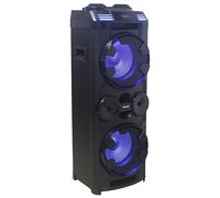 REFLEXION PS20BT Jumbo - Sistema de Karaoke para DJ con Efectos de luz (Bluetooth, True Wireless estéreo, Radio, USB, AUX, micrófono, 1200 W), Color Negro