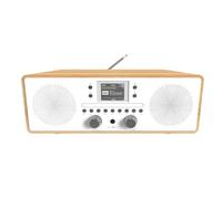 Reflexion Radio Digital Dab+ con CD, Bluetooth, USB, Entrada Auxiliar, FM | HRA21DAB+/W - Radio DAB+ con CD, Bluetooth, USB, entrada auxiliar, FM y pantalla a color