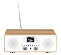 Reflexion Radio por Internet con Dab+, FM, CD, Bluetooth, USB, Entrada | HRA23INT/W - 15.000 emisoras DAB+, FM, CD, Bluetooth, USB, entrada auxiliar, 2,4 pulgadas