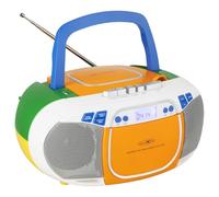 Reflexion RCR2880 Boombox - Reproductor de CD, Reproductor de Cassette, Radio FM, USB y MP3
