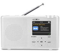 Reflexión TRA23DAB/WH Radio de mesa DAB+, DAB, FM DAB+, FM recargable blanca