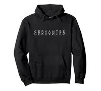 Reflexiones Cervantes - Arte personalizado con apellido espejado Sudadera con Capucha