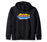 Reflexiones de la montaña de Colombia - Recuerdo de la Naturaleza Colombiana Sudadera con Capucha