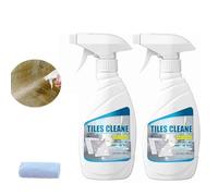 Reflexionm Grout Cleaner,Bathroom Descaler Cleaner,Tile Grout Cleaner Sprayer,Stone Stain Remover Cleaner, Bathroom Stain Remover,for Ceramic, Marble and Granite (2 pcs)