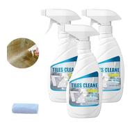 Reflexionm Grout Cleaner,Bathroom Descaler Cleaner,Tile Grout Cleaner Sprayer,Stone Stain Remover Cleaner, Bathroom Stain Remover,for Ceramic, Marble and Granite (3 pcs)
