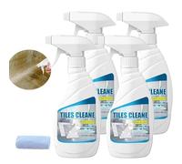 Reflexionm Grout Cleaner,Bathroom Descaler Cleaner,Tile Grout Cleaner Sprayer,Stone Stain Remover Cleaner, Bathroom Stain Remover,for Ceramic, Marble and Granite (4 pcs)
