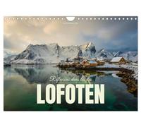 Réflexions dans les îles Lofoten (Calendrier mural 2026 DIN A4 vertical), CALVENDO calendrier mensuel: Voyage hivernal dans l'archipel des Lofoten