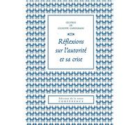 Réflexions sur l'autorité et sa crise