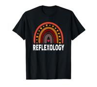 Reflexología/Colorido diseño de reflexólogos arcoíris Camiseta gráfica económica