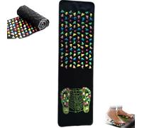 Reflexrelief Mat, Foot Massage Mat, Acupressure Mat, Foot Pressure Point Massager, Ideal for Office Workers & Long Sitting Relief (48 * 14 inches)