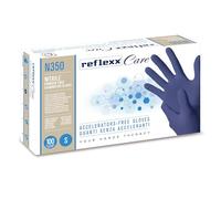 Reflexx N350/S guantes desechables de nitrilo sin aceleradores