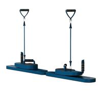 Reformador de pilates | Tabla de pilates plegable, máquina abdominal multifunción para entrenamiento de fuerza central, piernas, brazos, equilibrio, deportes, yoga en interiores, después del