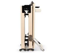 Reformer Elina Pilates Plegable Para Casa + Box - Marfil