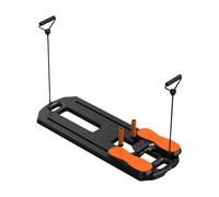 Reformer - Máquina de pilates compacta, tablero de pilates para el hogar, tablero abdominal multifuncional, tabla de entrenamiento de rueda de rodillo de abdominales de rebote automático, equipo de