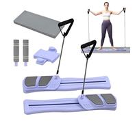 Reformer - Máquina de pilates, tabla de pilates multifuncional, equipo portátil, ejercitador de peso fuerte para entrenamiento de yoga cardiovascular para mujeres y fitness