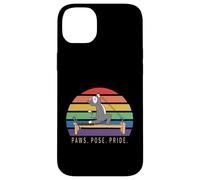 Reformer Pilates gato amante LGBT divertido animal Paws Pose Pride Carcasa para iPhone 14 Plus