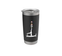 Reformer Pilates libros vino Leer Repetir Vaso térmico de acero inoxidable de doble pared