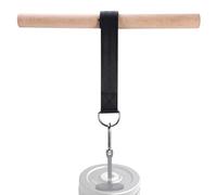 Reforzador antebrazo, wrist roller para antebrazo con mango de madera, equipo para ejercicios de recuperación y rehabilitación para hombres mujeres adultos casa oficina gimnasio oficina casa