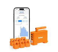 Refoss EM06 Contador de Energía 3 Fases WLAN Bluetooth 6 Canales Medidor Inte...