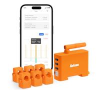 Refoss EM06P 6 canales WLAN Medidor de flujo de 3 fases inteligente para central de balcón, instalación fotovoltaica, bomba de calor, estación de carga EV, con API abierta, MQTT, interfaz web HTTP