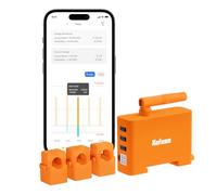 Refoss EM06P Medidor inteligente de 3 canales hasta 120 A, contador de electricidad trifásico con API abierta, MQTT, interfaz web HTTP, con Home Assistant, para sistemas de energía en balcones