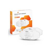 Refoss Interruptor Inteligente Universal 2 Piezas, 10A Interruptor WiFi Inteligente con Control Remoto, Control de Voz y Temporizador, DIY Smart Switch Compatible con Alexa y Google Home