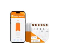 Refoss Interruptor Inteligente WiFi de 2 Canales, 16 A, Módulo Relé para Persianas y Luces, Medición de Energía, Temporizador, API Local, Compatible con Home Assistant, Alexa y Google, 2 Piezas