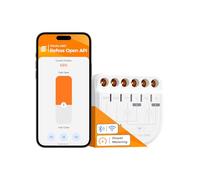 Refoss Interruptor Inteligente WiFi de 2 Canales, 16 A, Módulo Relé para Persianas y Luces, Medición de Energía, Temporizador, API Local, Compatible con Home Assistant, Alexa y Google, 1 Pieza