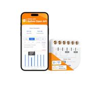 Refoss Interruttore a Relè WiFi y Bluetooth con Mide el Consumo, Domotica, Interruptor de Luz Inteligente, Control Remoto y Voz, Compatible con Home Assistant, Alexa y Google Home