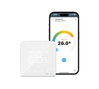 Refoss Termostato Calefacción WiFi, Termostato Inteligente para Caldera de Gas, Termostato de Pared Compatible con Apple HomeKit, Alexa, Google Home, Programable, Control Remoto y por Voz