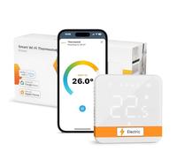 Refoss Termostato Inteligente para Calefacción Eléctrica, Termostato Digital Programable con HomeKit, Alexa y Google, Termostato WiFi Smart para Control Preciso de Temperatura vía App